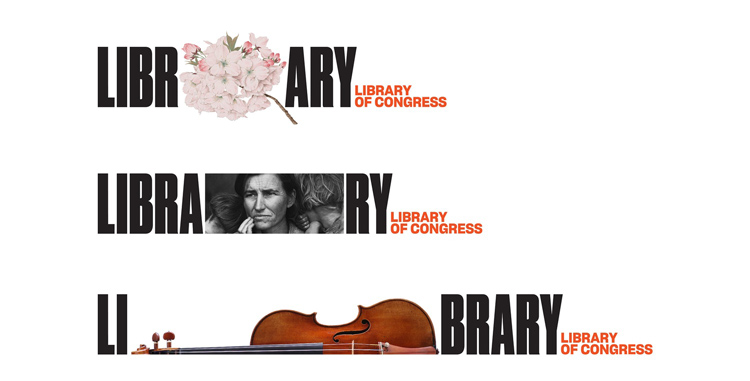 美國國會圖書館視覺vi設計內容分析