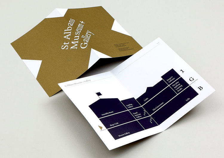 圣奧爾本斯博物館和畫廊設(shè)計了品牌形象設(shè)計和標(biāo)識系統(tǒng)設(shè)計