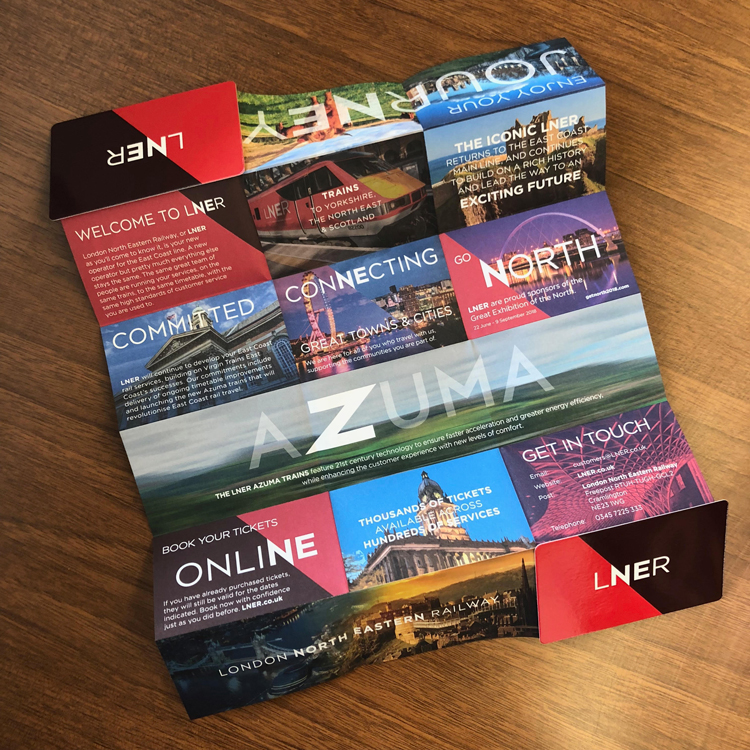 倫敦東北鐵路公司商業形象設計，品牌重塑升級改造