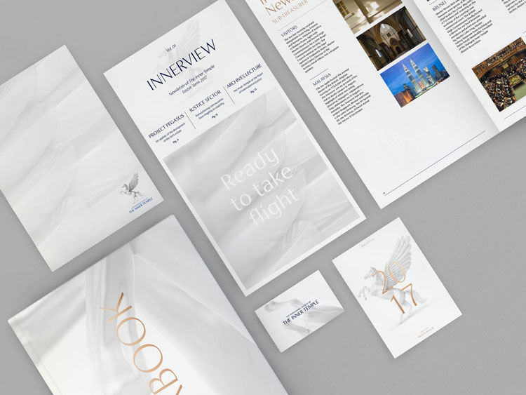 英國律師和法官的協(xié)會品牌視覺識別系統(tǒng)設計,飛馬標志設計