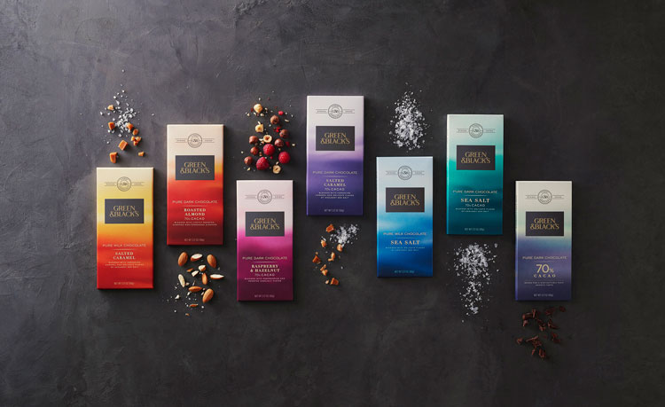 巧克力品牌視覺VI形象設計，放縱和奢華