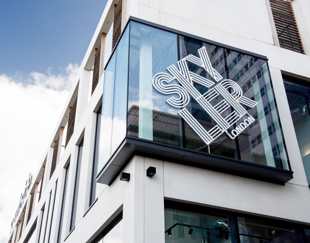 倫敦斯凱勒美發沙龍品牌設計和室內空間設計