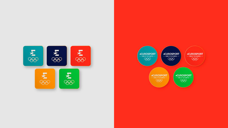 歐洲體育電視臺奧運會報道vis視覺識別系統設計