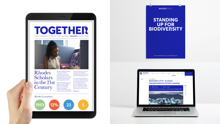 國際獎學金慈善機構Rhodes Trust重塑品牌定位和vi形象設計