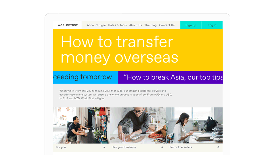 支付平臺WorldFirst品牌形象設計