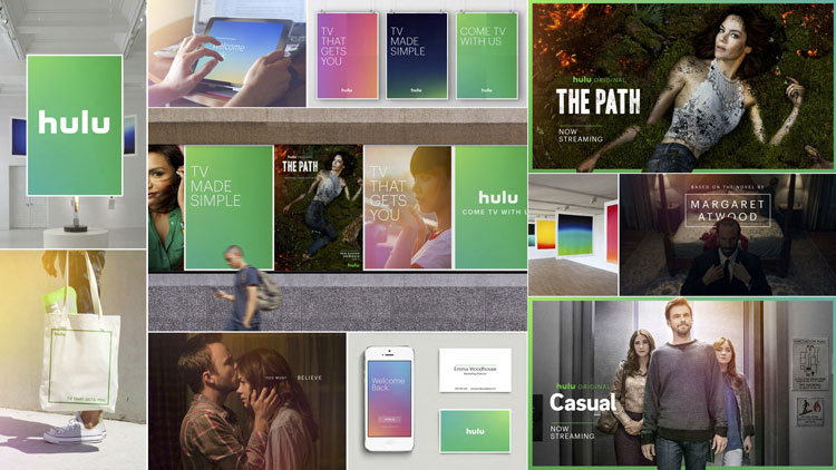 美國(guó)流媒體視頻網(wǎng)站Hulu企業(yè)形象設(shè)計(jì)案例/視覺(jué)識(shí)別系統(tǒng)解析