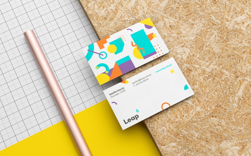 Leap教育培訓學校vi設(shè)計，字體logo設(shè)計