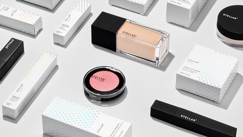 Stellar美妝公司vi品牌形象設計案例分析