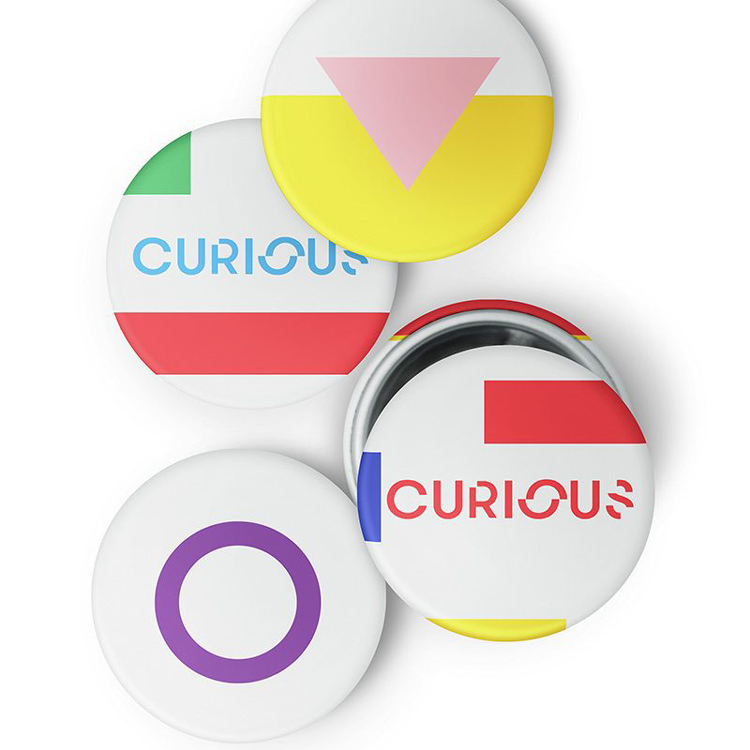 藝術節品牌標識設計,以廣為人知的彩虹旗為基礎