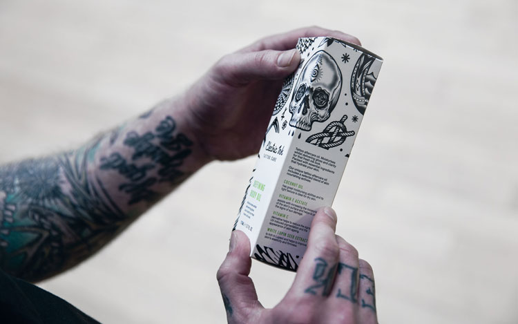 紋身護理品牌Electric Ink視覺識別設計