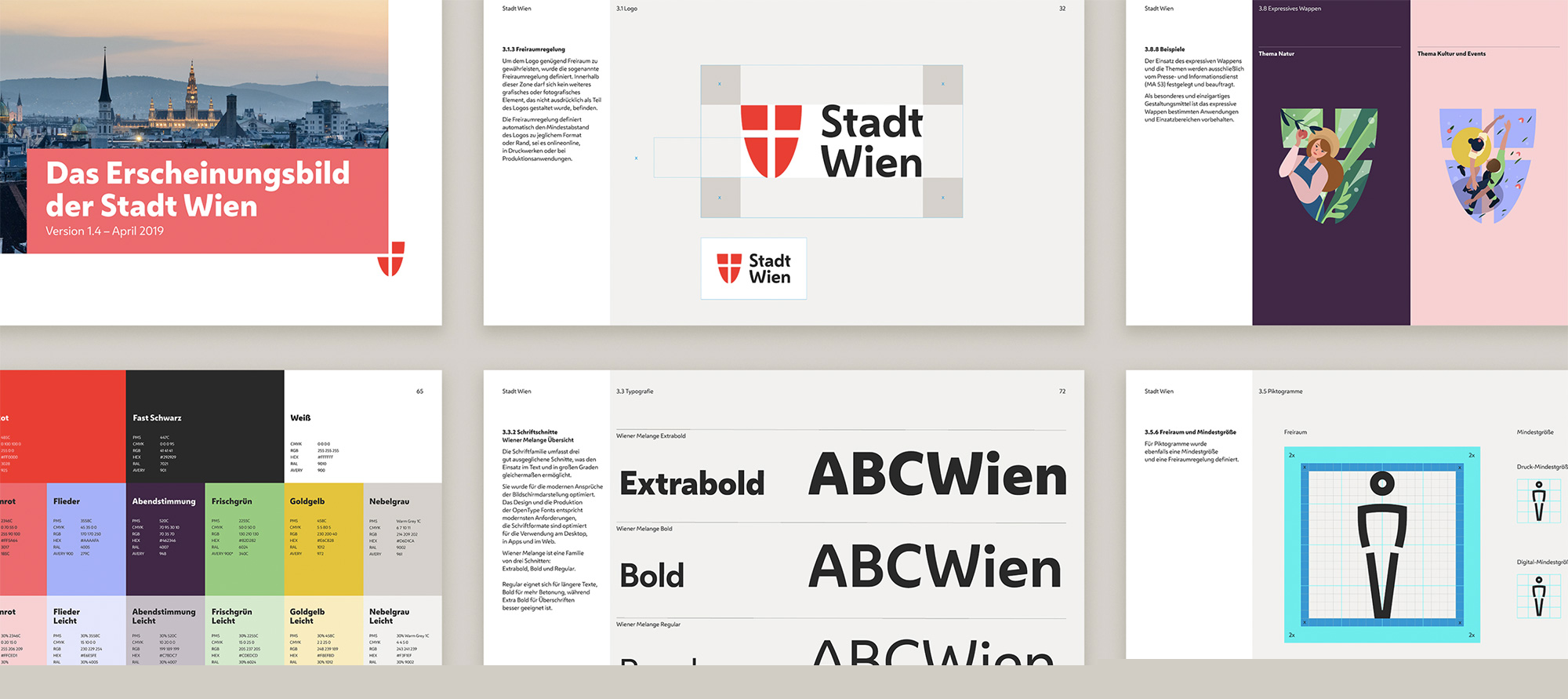 維也納城市形象設計,vi設計