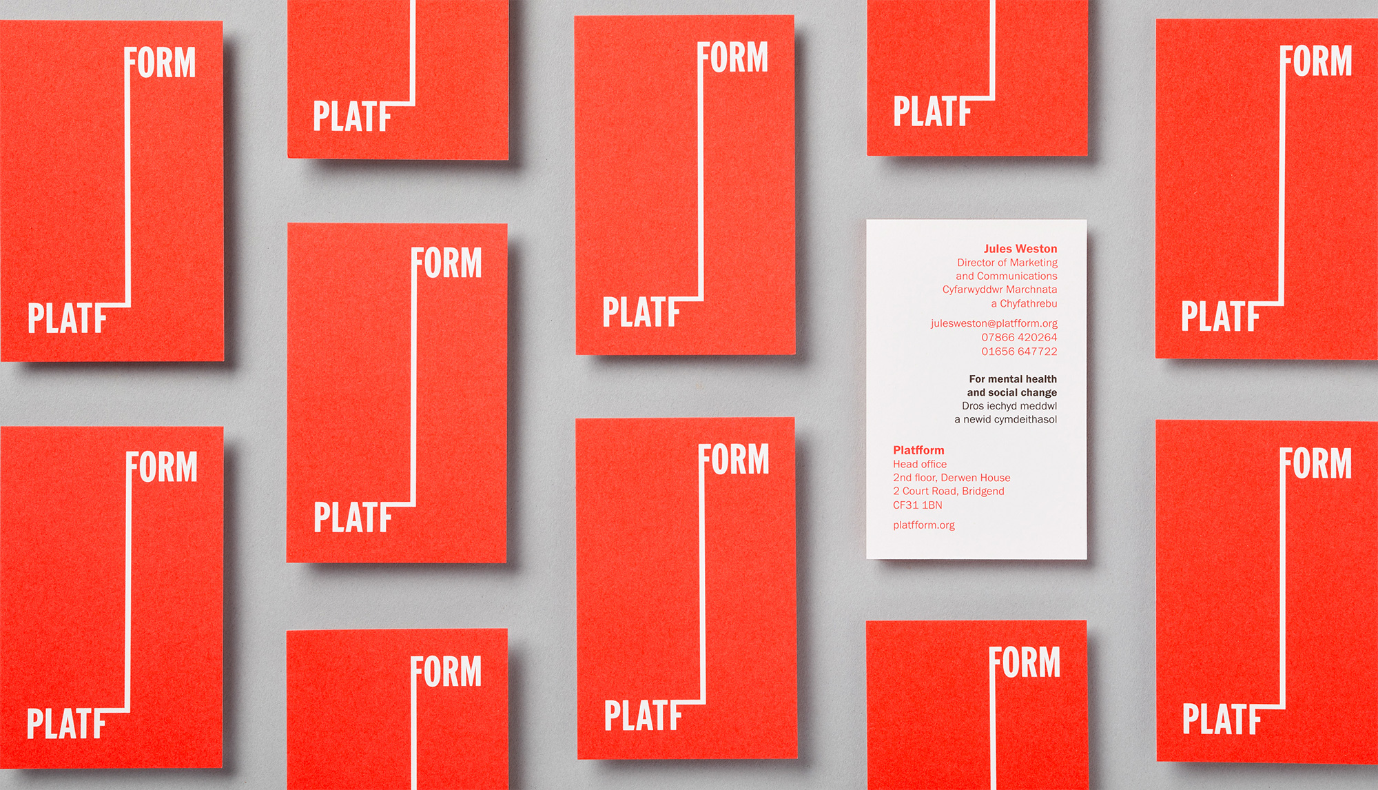 Platfform 精神健康慈善機構視覺識別設計